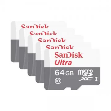 Thẻ nhớ Micro SD 64GB Sandisk Ultra SDSQUNR-064G-GN3MN 100Mb/s