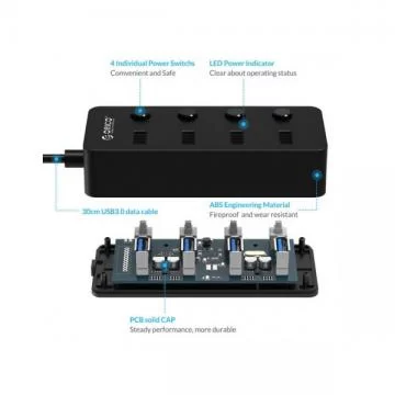 HUB USB Orico W9PH4