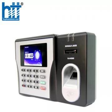 Máy chấm công vân tay và thẻ từ Ronald Jack RJ4200