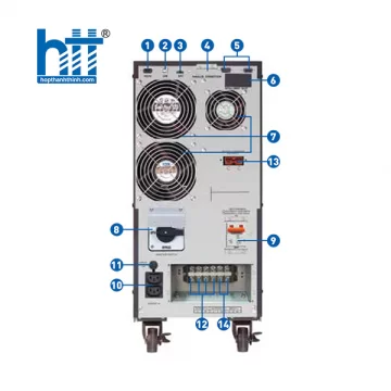 Bộ lưu điện UPS PROLINK PRO806-QS (6000VA/6000W)