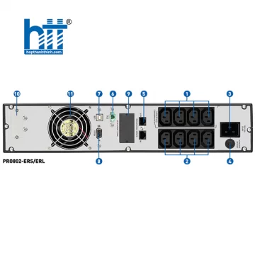 Bộ lưu điện UPS PROLINK PRO802-ERS (2000VA/1800W)