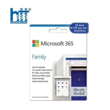 Phần mềm Microsoft 365 Family 6GQ-00083