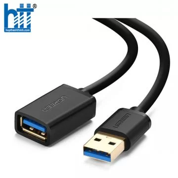 Ugreen 10373 2M màu Đen Cáp tín hiệu nối dài USB 3.0 cao cấp US129 20010373