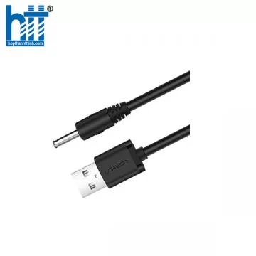 Ugreen 10376 1m màu đen dây cấp nguồn usb 2.0 sang đầu cái 3.5mm US277 20010376