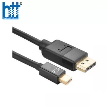 Ugreen 10433 2M Màu Đen Cáp chuyển đổi Mini DP sang DisplayPort hỗ trợ phân giải 4K x 2K MD105 20010433