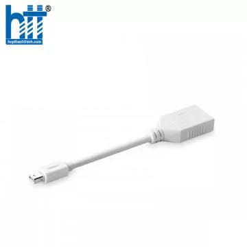 Ugreen 10445 20CM màu Trắng Cáp chuyển đỗi Mini DP sang DisplayPort cao cấp 10445 20010445