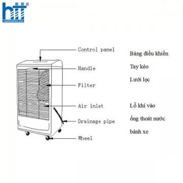 Máy hút ẩm công nghiệp FujiE HM-1388D