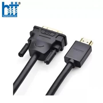 Ugreen 11150 1.5M màu Đen Cáp chuyển đổi HDMI sang DVI 24 + 1 thuần đồng HD106 20011150
