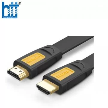 Cáp HDMI 3M sợi dẹt hỗ trợ 4Kx2K chính hãng Ugreen 11186 cao cấp