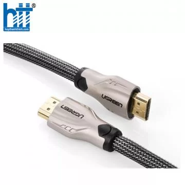 Cáp HDMI 5M bọc lưới chống nhiễu hỗ trợ 3D full HD 4Kx2K chính hãng Ugreen 11193 cao cấp