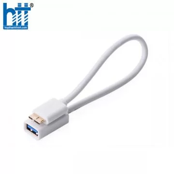 Ugreen 10817 50CM màu Trắng Cáp MICRO USB 3.0 OTG sang USB 3.0 âm US128 20010817
