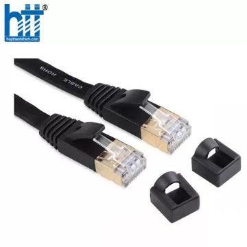 Ugreen 11266 15M màu Đen Cáp mạng LAN CAT 7 ftp dây dẹp NW106 20011266