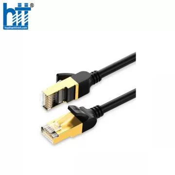 Ugreen 11276 1.5M màu Đen Cáp mạng LAN CAT 7 ftp dây dẹp NW106 20011276