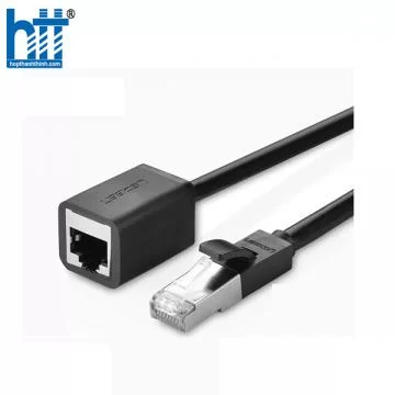 Ugreen 11278 0.5M màu Đen Cáp nối dài Ethernet CAT6 FTP RJ45 NW112 20011278