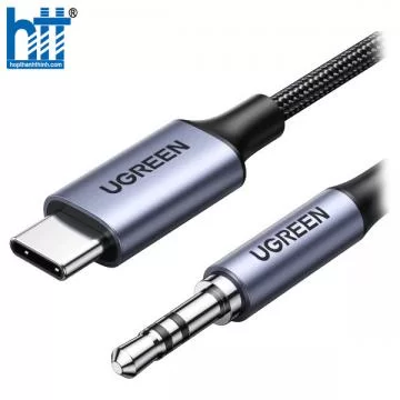 Ugreen 20192 1M With Chip Usb Type C Male To 3.5Mm Male Audio Cable CM450 10020192