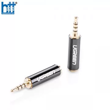 Ugreen 20501 Màu Đen Đầu chuyển âm thanh 2.5mm dương sang 3.5mm âm 20501 20020501