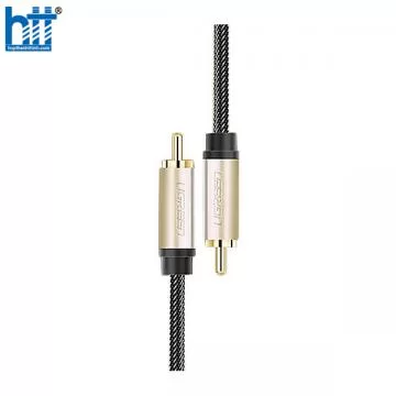 Ugreen 20738 2M màu Xám Cáp âm thanh bông sen Coaxial cao cấp AV133 20020738