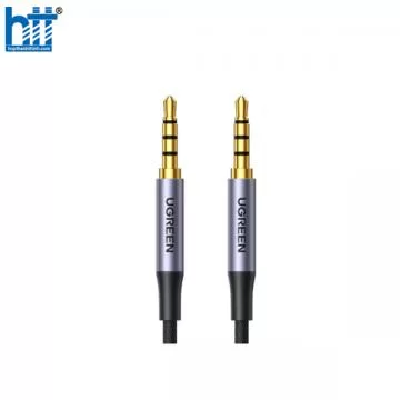 Ugreen 20782 2m Vỏ nhôm dây dù Cáp âm thanh 2 đầu 3.5mm AV183 20020782