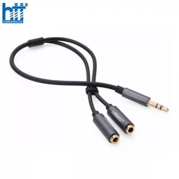 Cáp chia Audio 3.5mm ra 2 đầu 3.5mm Loa và Mic Ugreen 30620