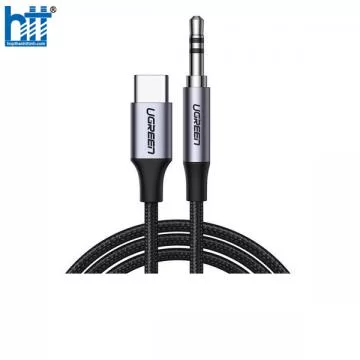Ugreen 30633 1M màu đen Dây USB Type-C sang 3.5mm AV143 20030633