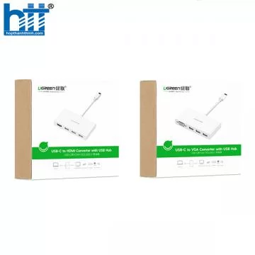 Cáp chuyển USB Type C to HDMI, HUB USB Ugreen 40374