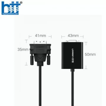 Cáp chuyển DVI (24+1) to VGA Ugreen 40387