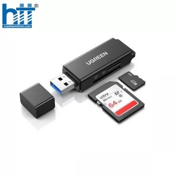 Đầu đọc thẻ nhớ SD/TF Ugreen 40752 chuẩn USB 3.0