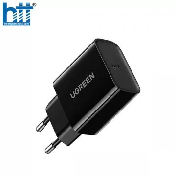 Củ sạc nhanh 20W chuẩn USB Type-C PD 3.0 hỗ trợ QC 4.0 Ugreen 10191 chính hãng (EU)