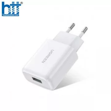 Ugreen 10133 18W QC3.0 màu Trắng Củ sạc nhanh cổng USB