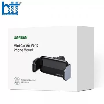 Ugreen 10422 4.7inch đến 7.2inch xoay 360 độ Màu Đen viền Xám Giá Kẹp điện thoại trên khe thông gió ô tô