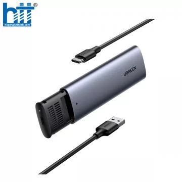 Hộp box đựng ổ cứng SSD M.2 SATA NGFF B-Key Ugreen 10903 cao cấp (hỗ trợ 2TB)