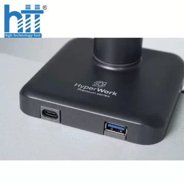 Giá treo màn hình HyperWork A1C Đen Xám