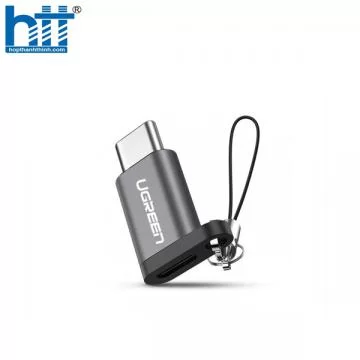 Ugreen 30511 Màu Xám Đầu chuyển đổi TYPE C sang MICRO USB vỏ nhôm cao cấp US189 20030511