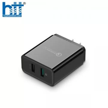 Sạc nhanh hỗ trợ 2 cổng QuickCharge 3.0 Chính hãng Ugreen 30599