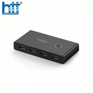 Bộ chia sẻ máy in USB 2.0 từ 4 thiết bị vào 2 máy tính chính hãng Ugreen 30767