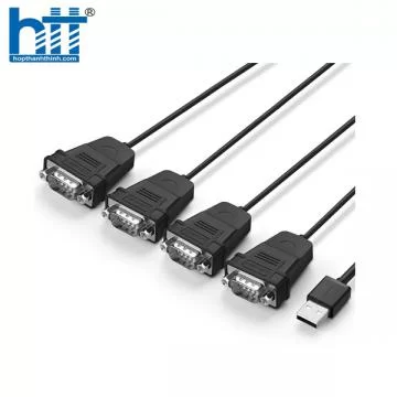 Cáp USB to 4 rs232 ( USB to 4 Com) chính hãng Ugreen 30770 cao cấp