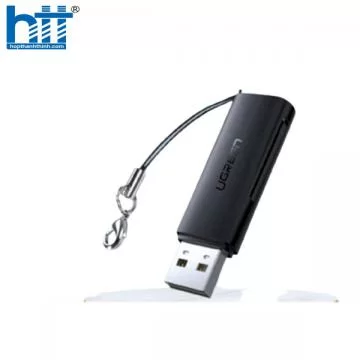 Đầu đọc thẻ SD/TF chuẩn USB 3.0 chính hãng Ugreen 60722 cao cấp