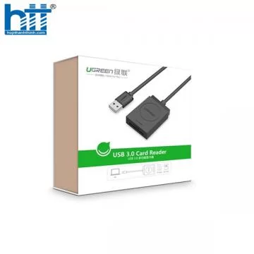 Đầu đọc thẻ nhớ Micro SD/ SD chuẩn USB 3.0 Ugreen 20250