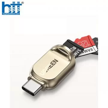 Đầu đọc thẻ nhớ UGREEN 80124 Đầu cắm Type C Tương thích thẻ Micro SD Micro SDXC Micro SDHC UHS-I