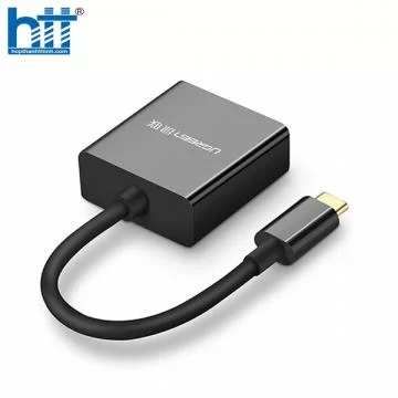Cáp chuyển đổi USB Type-C to VGA chính hãng Ugreen 50250 cao cấp