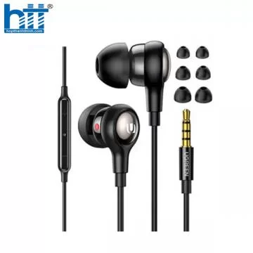 Ugreen 30637 3.5mm Màu Đen Tai nghe nhét trong có dây có micrô và điều khiển âm lượng cổng 3.5mm EP103 20030637