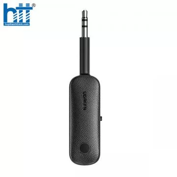 Ugreen 80893 BL 5.0 Màu đen Bộ phát + nhận Bluetooth 5.0 jack 3.5mm tương thích cổng Aux Bluetooth trên ô tô CM403 20080893