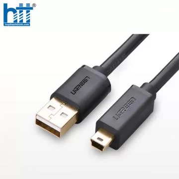 Cáp Mini USB To USB 2.0 Dài 3M Mạ Vàng Cao Cấp Ugreen 10386
