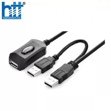 Cáp nối dài USB 2.0 5M có nguồn phụ chính hãng Ugreen 20213