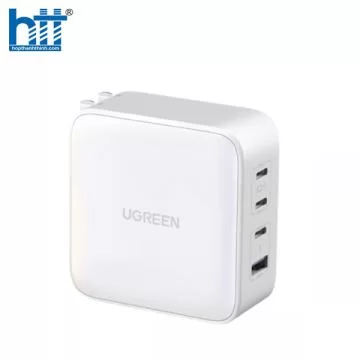 Củ sạc nhanh 100W GaN Nexode 4 cổng, 3 USB Type-C và 1 USB Type-A Hỗ trợ QC4+, PD3.0 Ugreen 15336