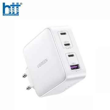 Củ sạc nhanh 100W GaN Nexode 4 cổng, 3 USB Type-C và 1 USB Type-A Hỗ trợ QC4+, PD3.0 Ugreen 15337