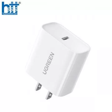 Ugreen 70149 30W type c PD sạc nhanh chuẩn usb power delivery màu trắng CD127 20070149