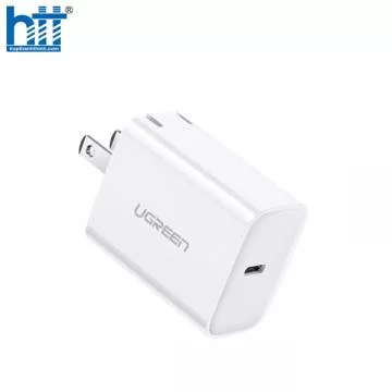 Ugreen 70149 30W type c PD sạc nhanh chuẩn usb power delivery màu trắng CD127 20070149