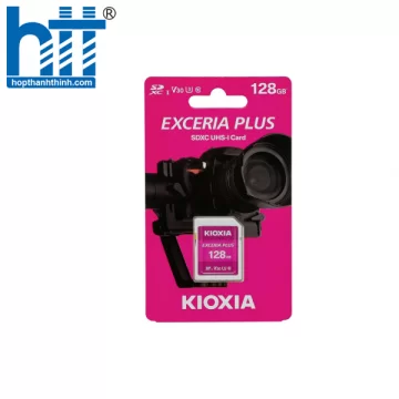 Thẻ nhớ SDXC 128GB Kioxia Exceria Plus UHS-I C10-LNPL1M128G