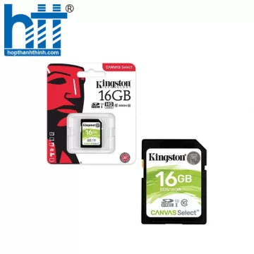 Thẻ nhớ SDHC 16GB Kingston Canvas Select Class 10 SDS/16GB